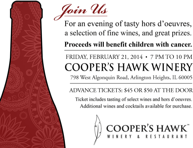 Cooper's Hawk Winery and Restaurant. Friday, Feb 21, 2014